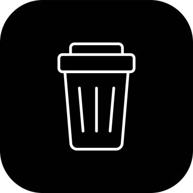 Arka planda kahve fincanı simgesi