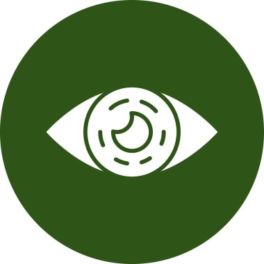 Göz simgesi, vektör illüstrasyonu