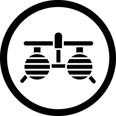 Hava İHA simgesi vektör çizimi