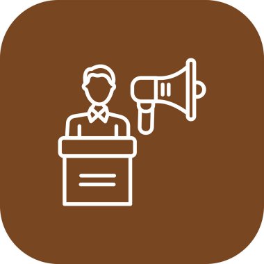 İş simgesinin vektör illüstrasyonu, simge kavramı