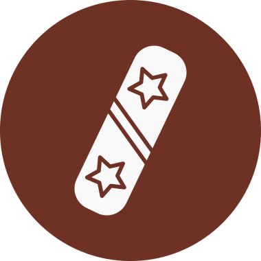 Bir yıldız simgesinin vektör illüstrasyonu