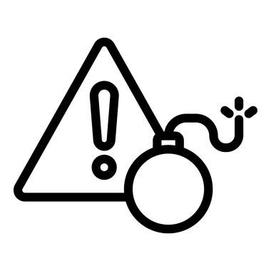 uyarı simgesi vektör illüstrasyonu