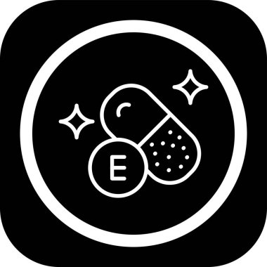 Siyah arka planda izole edilmiş modaya uygun düz stil haplar ikonu. İnternet siteniz için uyuşturucu vektör illüstrasyonu. Uygulaman için, evet.