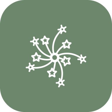 Noel yıldızı simge vektör çizim tasarımı