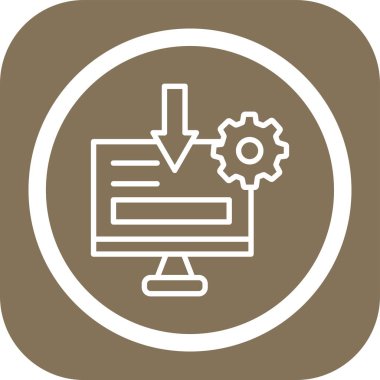 Vektör ayarı Simge illüstrasyonu