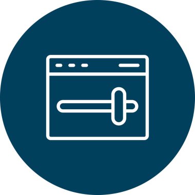 Mutfak simgesi vektör illüstrasyonu