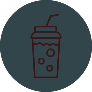 içki ikonu vektör illüstrasyonu