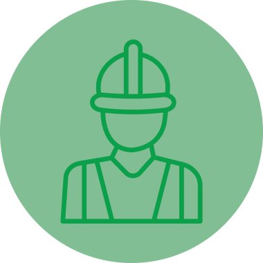 Bir insan simgesinin vektör illüstrasyonu