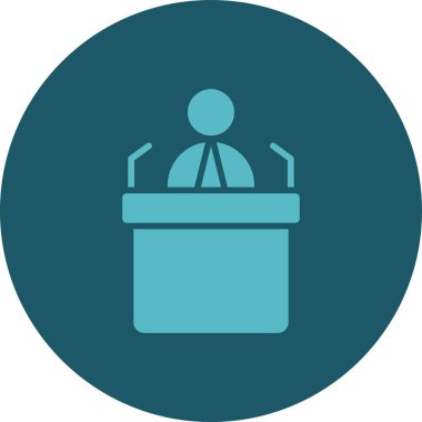 Bir podyumun vektör illüstrasyonu