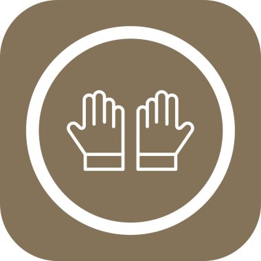 Dokunma simgesinin vektör illüstrasyonu