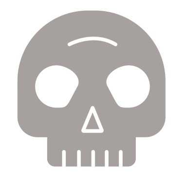 Kurukafa simgesi vektör illüstrasyonu