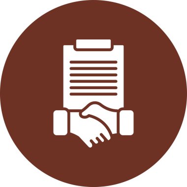 - Anlaştık. Web simgesi basit illüstrasyon