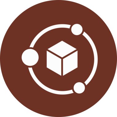 Küresel kutulu bir kutunun vektör çizimi