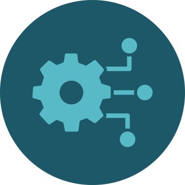 Simge soyut arkaplan grubunda izole ediliyor