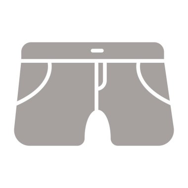 Tek izole pantolon simge vektör çizim