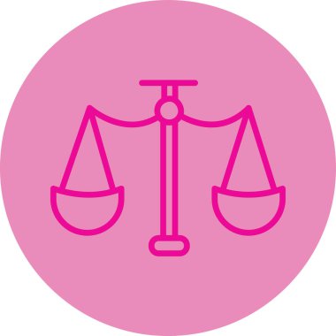 Modern b 'nin vektör illüstrasyonu ikon adaletinden yoksun