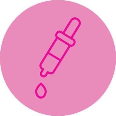 Şırınga simgesinin vektör illüstrasyonu