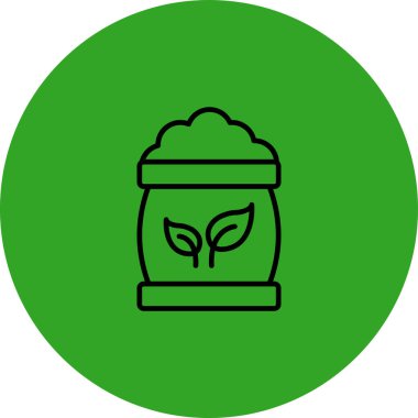 Eşsiz Bitki Vektör Satırı Simgesi