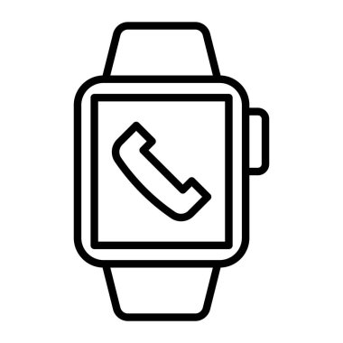 Akıllı Seç simgesi. web için smartwatch vektör simgesinin özet çizimi