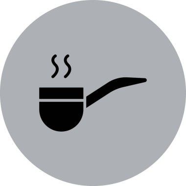 çorba kasesi ikonu vektör illüstrasyonu