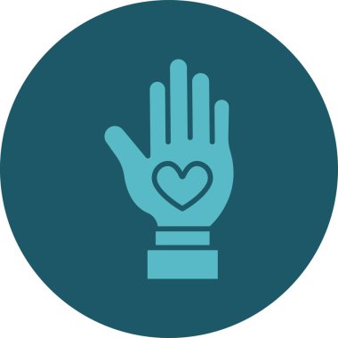 Kişisel ve ticari kullanım için kalp vektörü simgesi simgesi vektör çizimi..