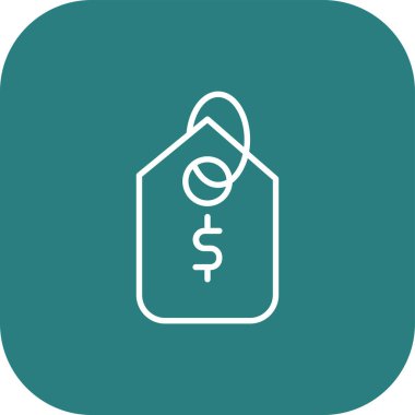 ev vektörü düz çizgi simgesi