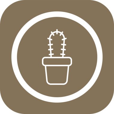 Bahçe simgesinin vektör illüstrasyonu