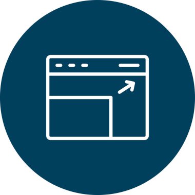 seo modern simgesinin vektör illüstrasyonu