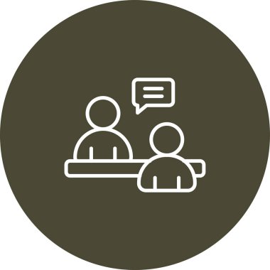 Seo simgesinin vektör illüstrasyonu