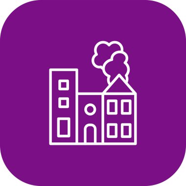 Vektör ikonunu ateşle. Grafik ve web tasarımı için vektör illüstrasyonu.