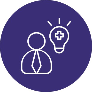 Sağlık simgesinin vektör illüstrasyonu