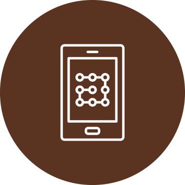 akıllı telefon simgesi vektör illüstrasyonu