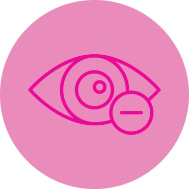 Göz simgesi vektör illüstrasyonu