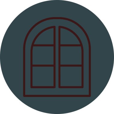 pencere simgesi vektör illüstrasyonu