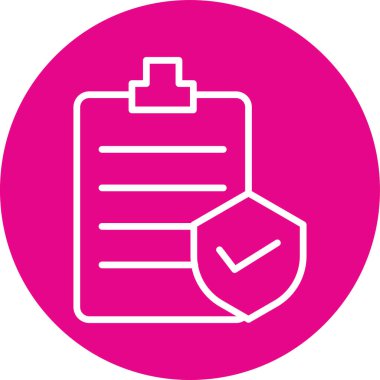 Belge simgesinin vektör illüstrasyonu