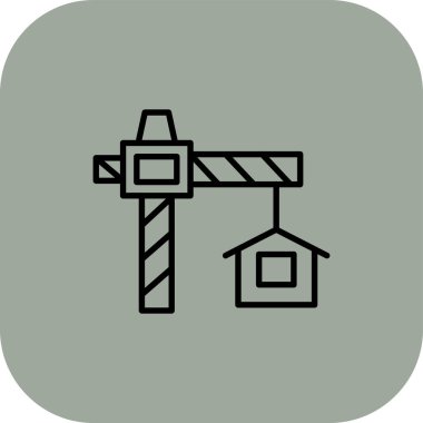 Vinç vektör satırı simgesi