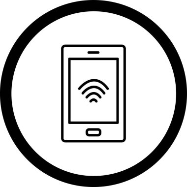 Kişisel ve ticari kullanım için vektör mobil simgesi.