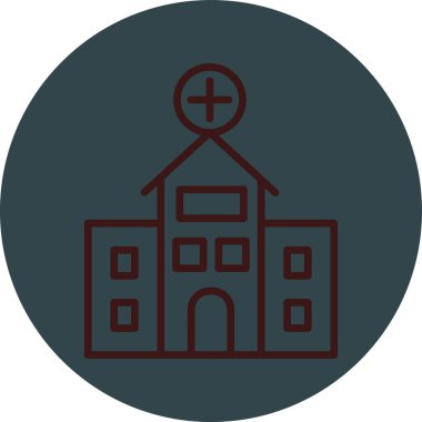 kilise vektör simgesi