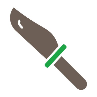 Bıçak. Web simgesi basit illüstrasyon