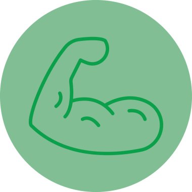 Yeşil renk simgesinin vektör illüstrasyonu