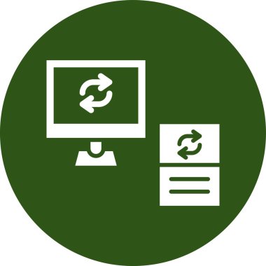 Dosya biçim simgesinin vektör illüstrasyonu