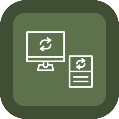 seo modern simgesinin vektör illüstrasyonu