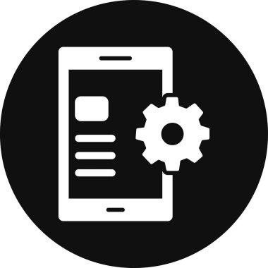 mobil uygulama simgesi vektör illüstrasyonu