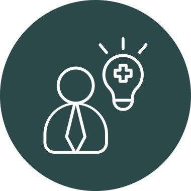 İnsan simgesinin vektör illüstrasyonu