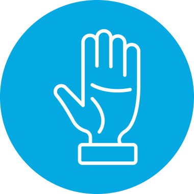 el simgesi vektör illüstrasyonu