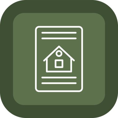 Ev simgesi, vektör illüstrasyonu