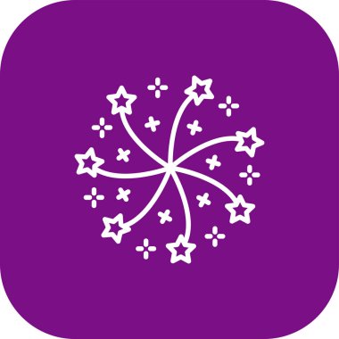 kar tanesi web simgesi, vektör çizim