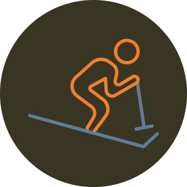 Kayak simge vektör çizim