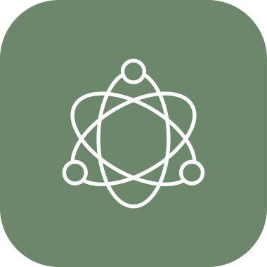 Atom simgesi soyut bir grupta izole edildi