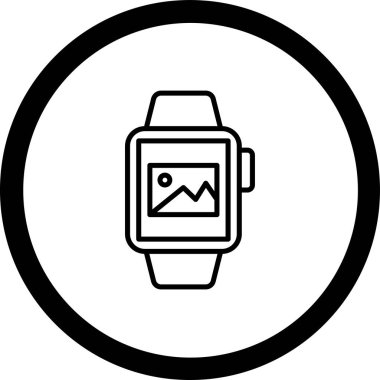 vektör izleme simgesi illüstrasyonu